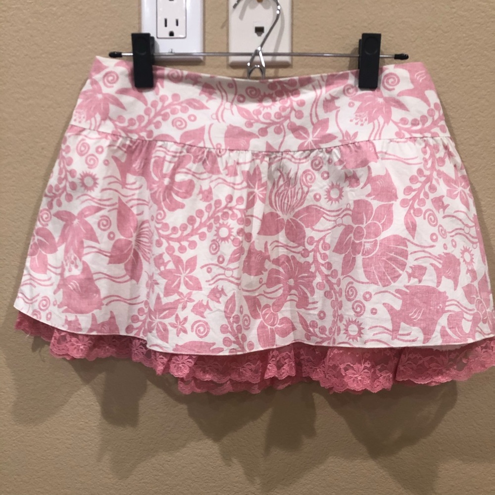 One mini skirt